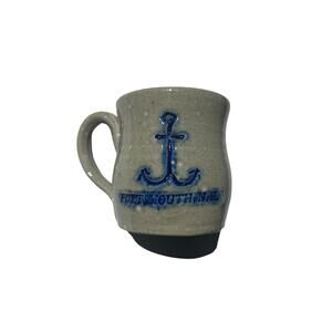 Portsmouth New Hampshire Nautical Anchor Stoneware Glazed Coffee Mug